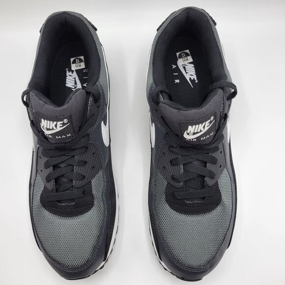 Nike Air Max 90 CN8490-002 Mens Sneakers Size 12 Black & Gray Like New - Picture 9 of 16